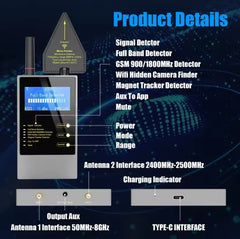 VILIPS ANTI-SPY / BUG DETECTOR & RF SIGNAL SCANNER